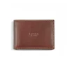 Men'S Leather Wallets^MONPIEL Small American Wallet Simple Central Logo Leather