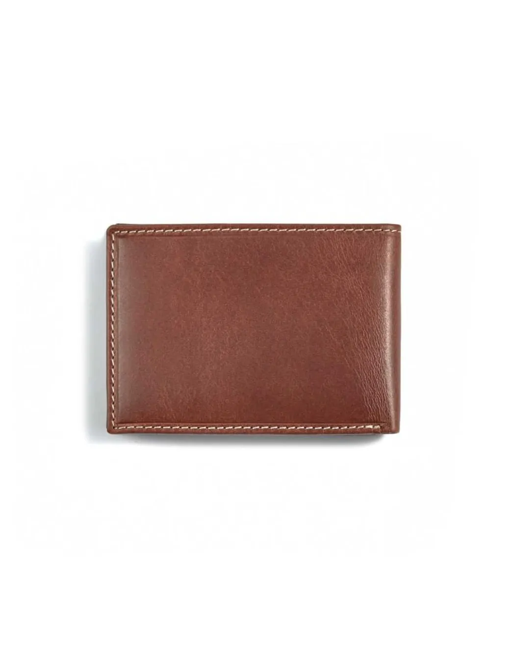 Men'S Leather Wallets^MONPIEL Small American Wallet Simple Central Logo Leather