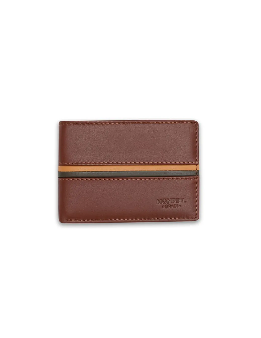 Men'S Leather Wallets^MONPIEL Small American Wallet With Wallet Havana