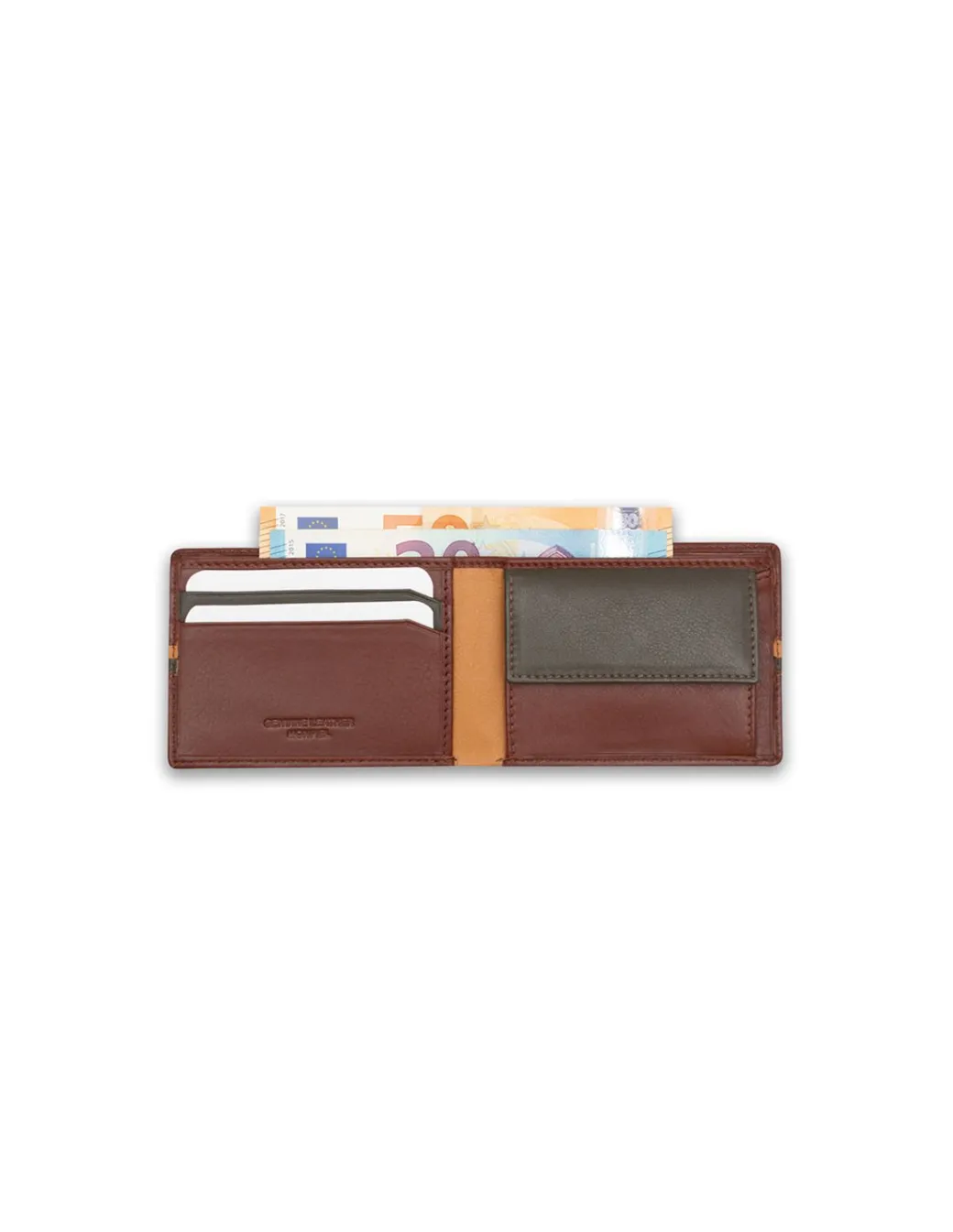 Men'S Leather Wallets^MONPIEL Small American Wallet With Wallet Havana