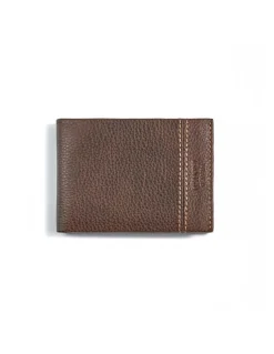 Men'S Leather Wallets^MONPIEL Small American With Two Tone Purse Brown