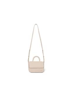 Women'S Leather Bag^MONPIEL Small Armored Leather Bag Beige
