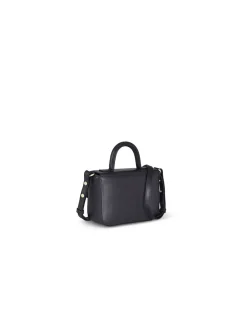 Women'S Leather Bag^MONPIEL Small Armored Leather Bag Black