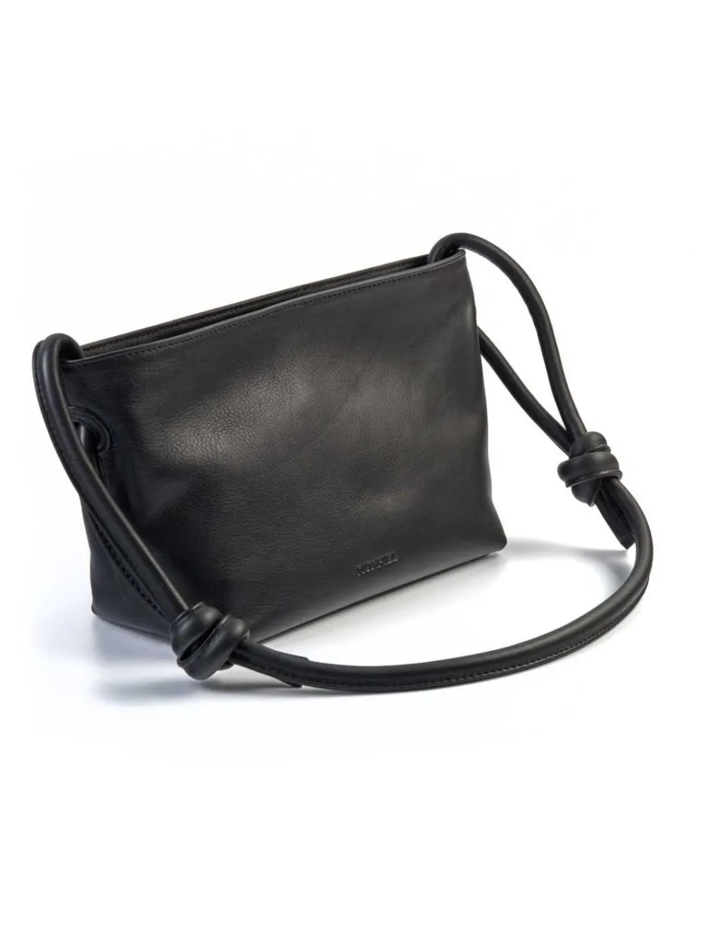 Women'S Leather Bag^MONPIEL Small Knots Bag Black