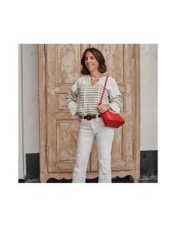 Women'S Leather Bag^MONPIEL Small Knots Bag Red