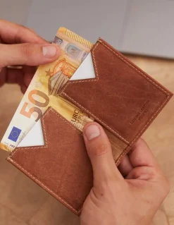 Men'S Leather Wallets^MONPIEL Small Men'S Wallet Slim Havana