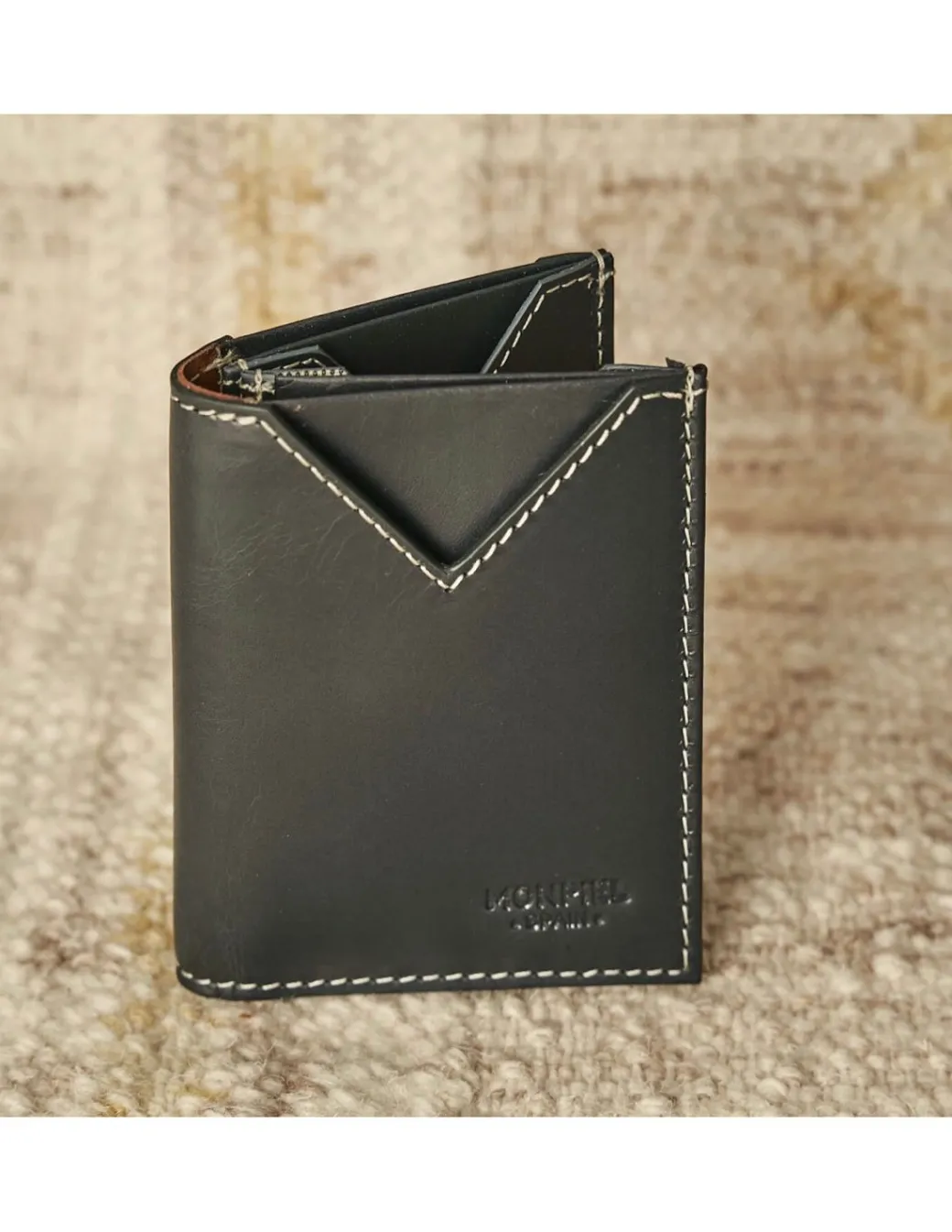 Men'S Leather Wallets^MONPIEL Small Men'S Wallet Slim Blue
