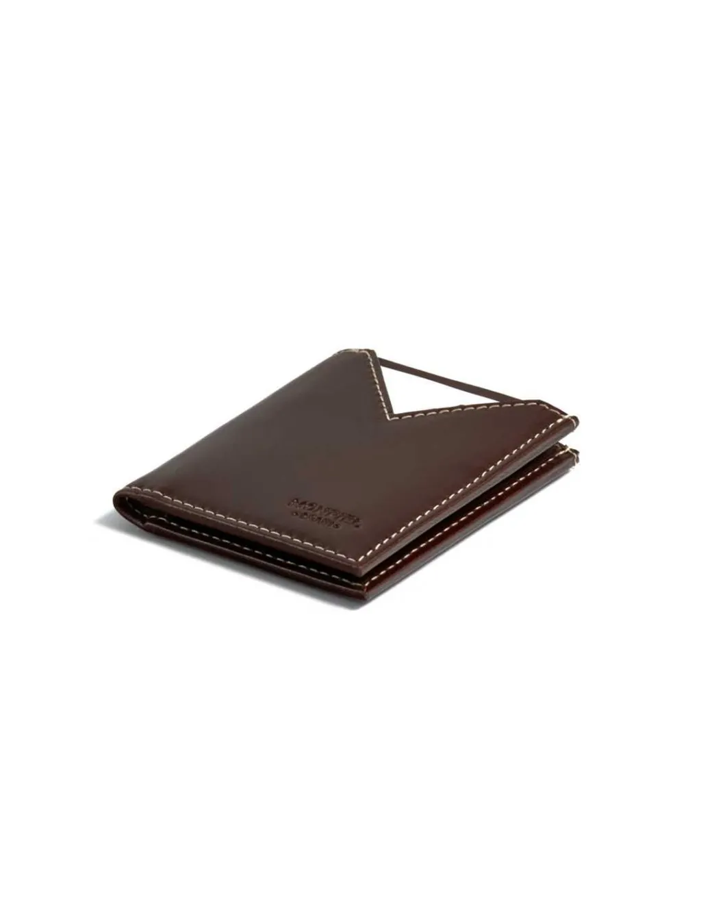 Men'S Leather Wallets^MONPIEL Small Men'S Wallet Slim Brown