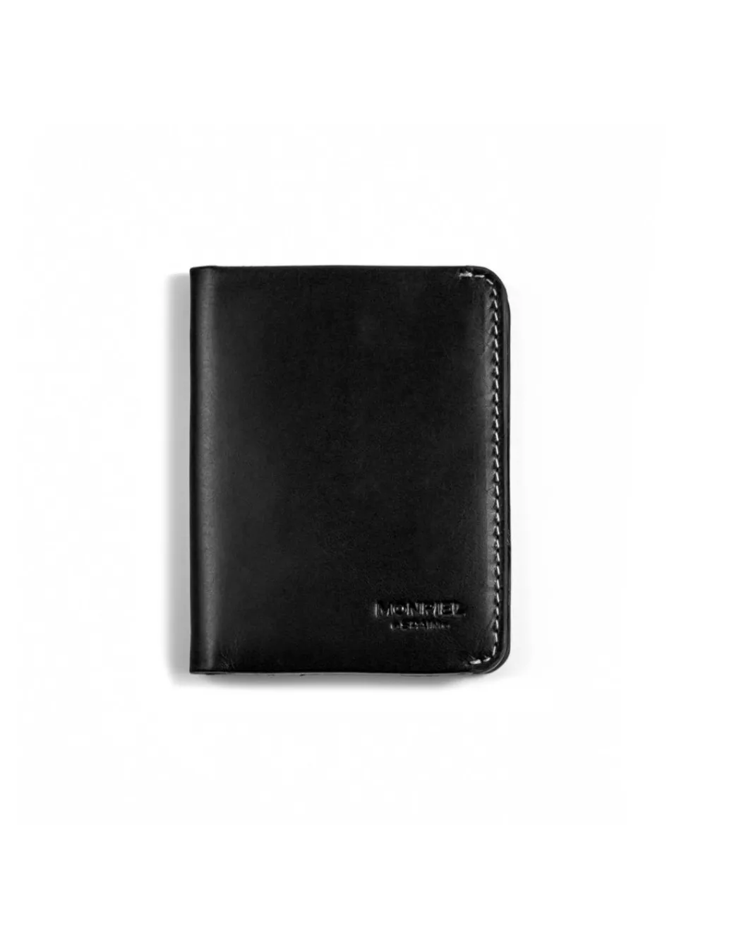 Men'S Leather Wallets^MONPIEL Small Men'S Wallet With Coin Pocket Mini Black