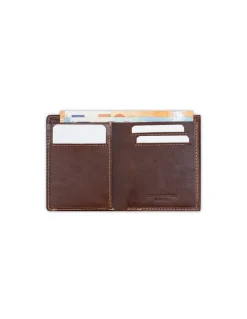 Men'S Leather Wallets^MONPIEL Small Men'S Wallet With Coin Pocket Mini Brown