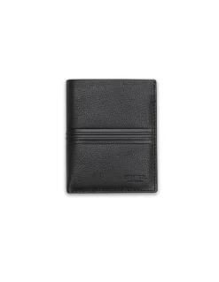 Men'S Leather Wallets^MONPIEL Stamped Basic Wallet Black