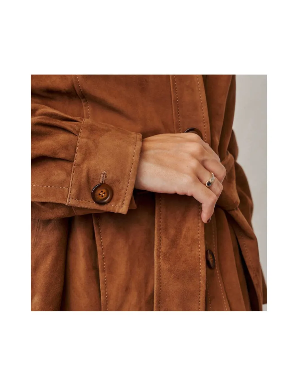 Leather Jackets For Women^MONPIEL Suede Jacket Camel
