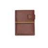 Men'S Leather Wallets^MONPIEL Wallet With Brooch And Purse Inside Color Stripes Havana