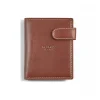 Men'S Leather Wallets^MONPIEL Wallet With Clasp And Back Purse Central Logo Leather