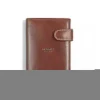 Men'S Leather Wallets^MONPIEL Wallet With Clasp And Interior Purse Central Logo Leather
