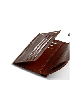 Men'S Leather Wallets^MONPIEL Wallet With Clasp And Interior Purse Central Logo Leather