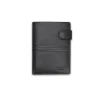 Men'S Leather Wallets^MONPIEL Wallet With Loop And Purse Inside Printed Black