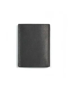 Men'S Leather Wallets^MONPIEL Wallet With Purse Inside Two Tones Black