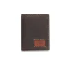 Men'S Leather Wallets^MONPIEL Wallet With Purse Inside Patch With Logo Brown