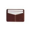Leather Card Holders^MONPIEL Western Leather Card Holder Havana
