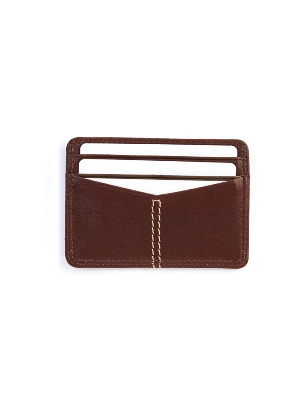 Leather Card Holders^MONPIEL Western Leather Card Holder Havana