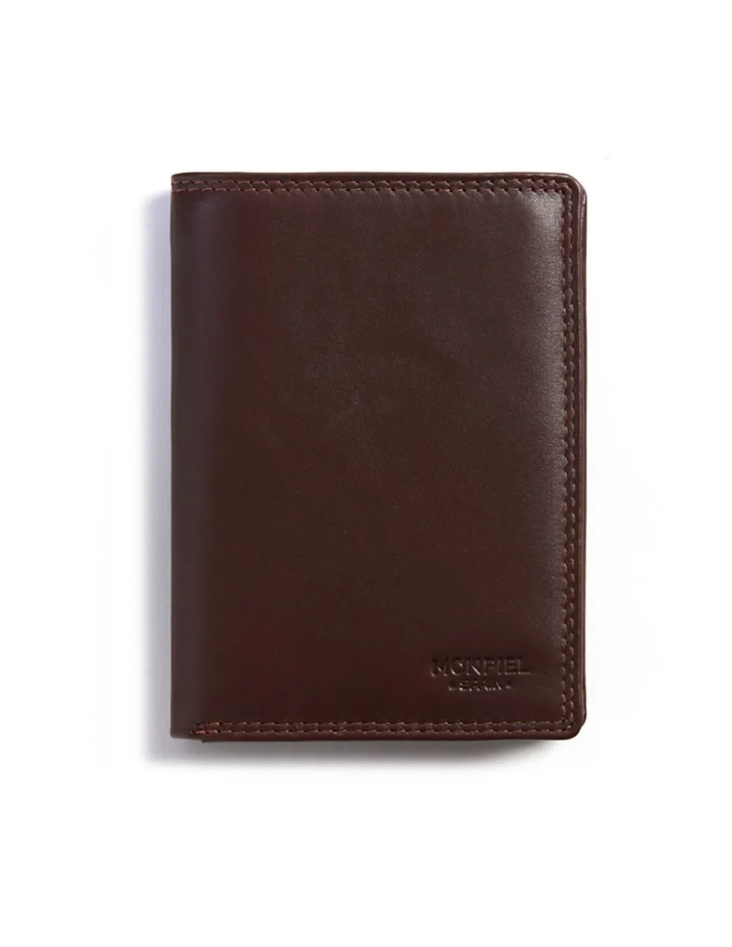 Men'S Leather Wallets^MONPIEL Xl Leather Wallet With Coin Purse Brown