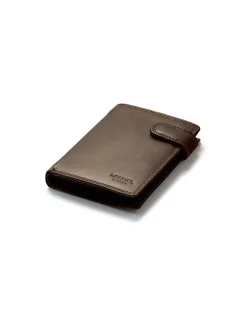 Men'S Leather Wallets^MONPIEL Xl Leather Wallet With Loop And Coin Purse Brown